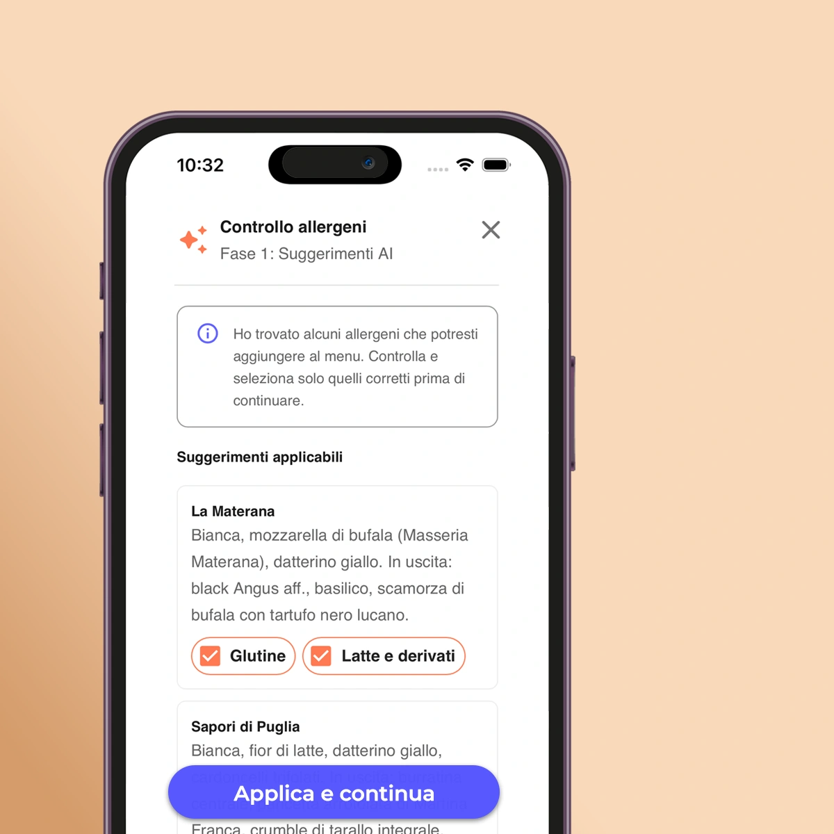 Dashboard Tabomenu con checklist operativa