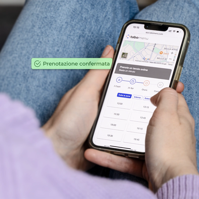Pagina web dedicata per prenotazioni online