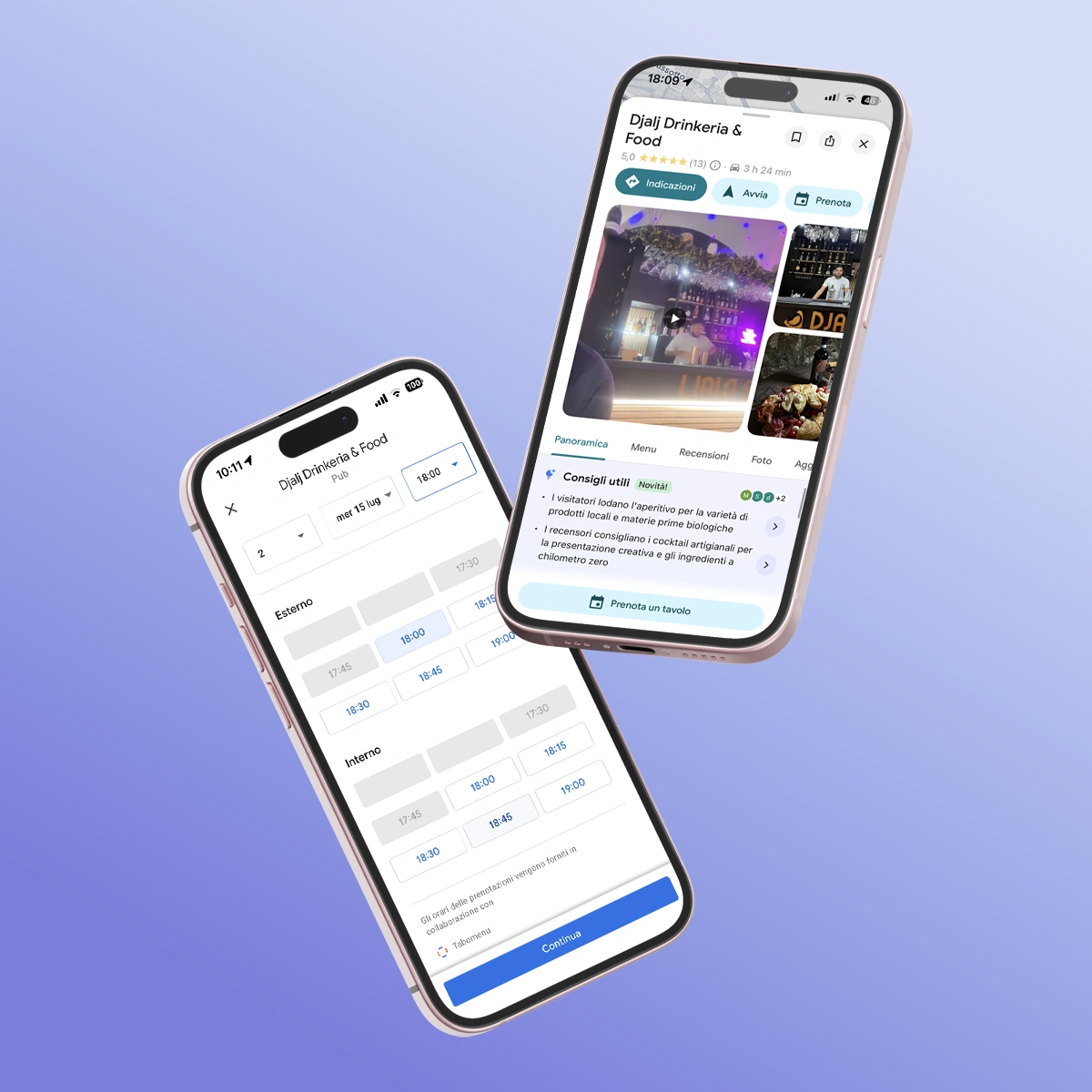 Prenotazioni Tabomenu integrate con Google Search e Maps