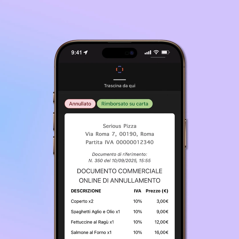 Storni e annullamenti per documenti commerciali