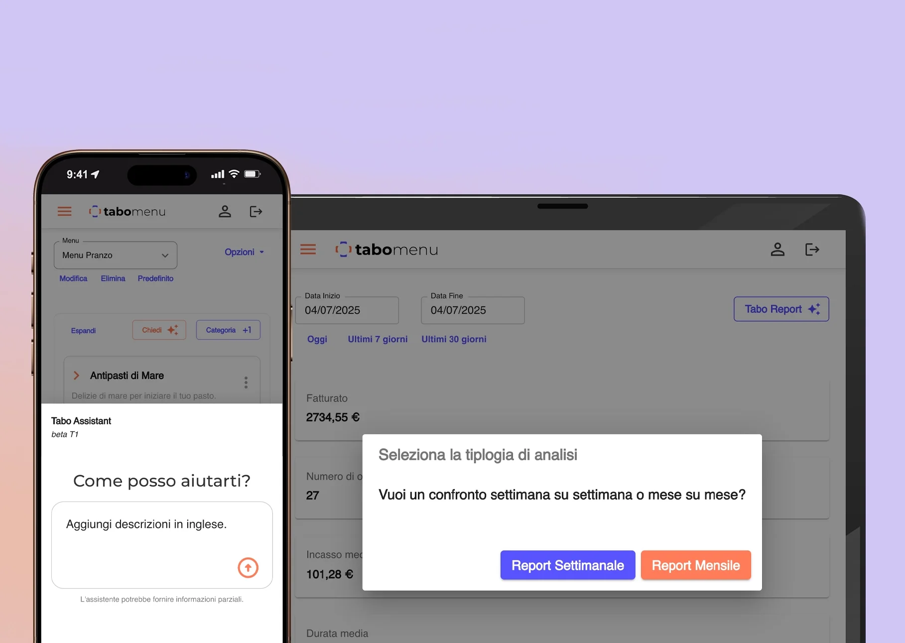 intelligenza artificiale per ristoranti
